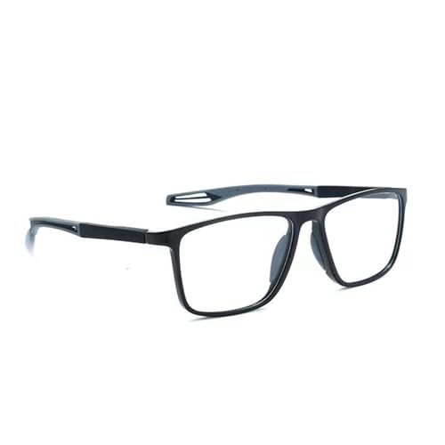 POCHY Anti Blaulicht Gleitsichtbrille Lesebrille Geeignet für Herren/Damen，Sportliches flexible Computer-Lesebrille, 1.0x,1.5x,2.0x,2.5x,3.0x,3.5x,4.0x,1-Paar (Farbe : Grau, Größe : 1.0x) von POCHY