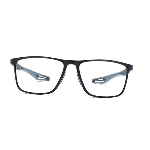 POCHY Anti Blaulicht Gleitsichtbrille Lesebrille Geeignet für Herren/Damen，flexible Ultraleicht Computer-Lesebrille, 1.0x,1.5x,2.0x,2.5x,3.0x,3.5x,4.0x,1-Paar (Farbe : Grau, Größe : 1.0x) von POCHY