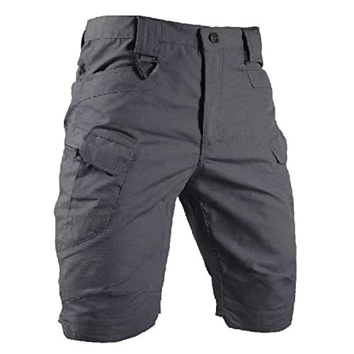 PODOLIXIA Cargo Shorts Herren, Sommer Kurze Taktische Hose, Urban/Outdoor Tactical Shorts für Männer Wanderhose Atmungsaktiv Quick Dry Bermuda Shorts Fahrradhose Outdoorhose Freizeit Radhose von PODOLIXIA