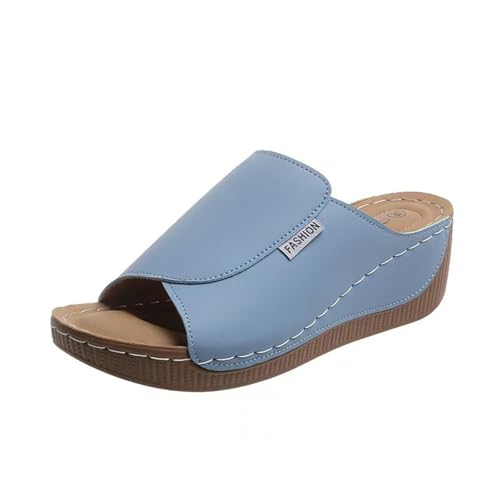 POIUIYQA Sandalen Damen Orthopädische Sandalen Damen Sommer Ergonomische Leder Pantoletten Rutschfeste Offener Hausschuhe Leicht Bequem Slipper Sommerschuhe POIUIYQA Sandalen Damen Orthopädische Sandalen Damen Sommer Ergonomische Leder Pantoletten Rutschfeste Offener Hausschuhe Leicht Bequem Slipper Sommerschuhe von POIUIYQA