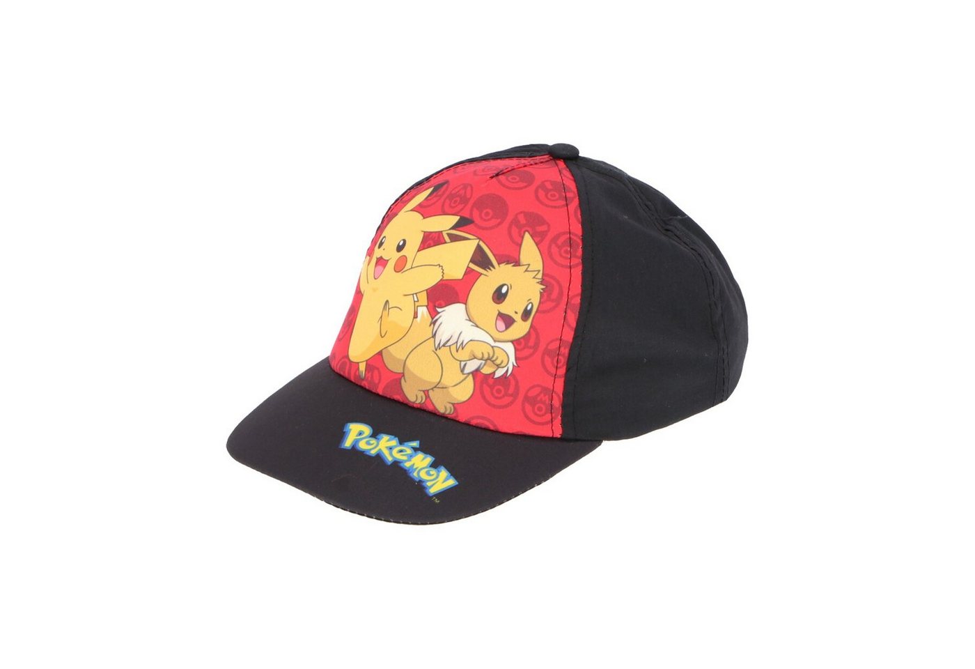 POKÉMON Baseball Cap Pokemon Pikachu Evoli Kinder Basecap Baseball Kappe Gr. 54 bis 56 von POKÉMON