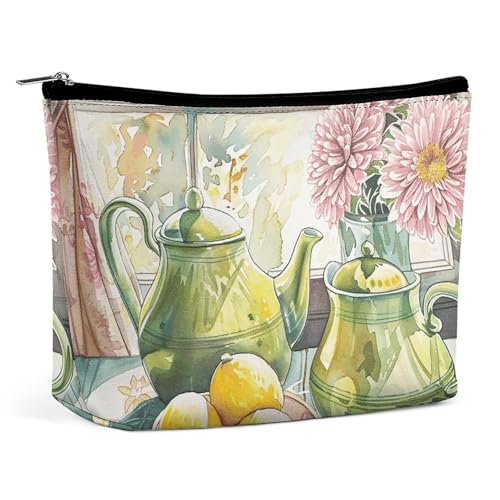 POLESVBM Make-up-Tasche, Make-up-Tasche, zwei Teekannen, bedruckt, Organizer, faltbar, Reise-Make-up-Tasche, Stil, Einheitsgröße, Make-up-Tasche, Stil:, Einheitsgröße, Make-up-Tasche POLESVBM Make-up-Tasche, Make-up-Tasche, zwei Teekannen, bedruckt, Organizer, faltbar, Reise-Make-up-Tasche, Stil, Einheitsgröße, Make-up-Tasche, Stil:, Einheitsgröße, Make-up-Tasche von POLESVBM