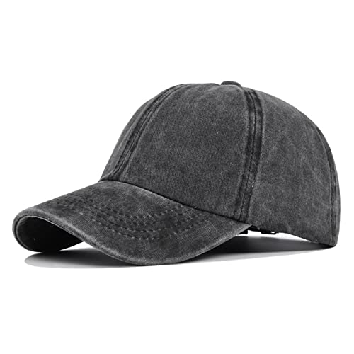 PONCEAU Baseball Cap Jungen Baseballkappe Sonnenhut Kids Mütze Snapback Cap Kinder Verstellbare Kappe Hut für Jungen Mädchen Schwarz A von PONCEAU