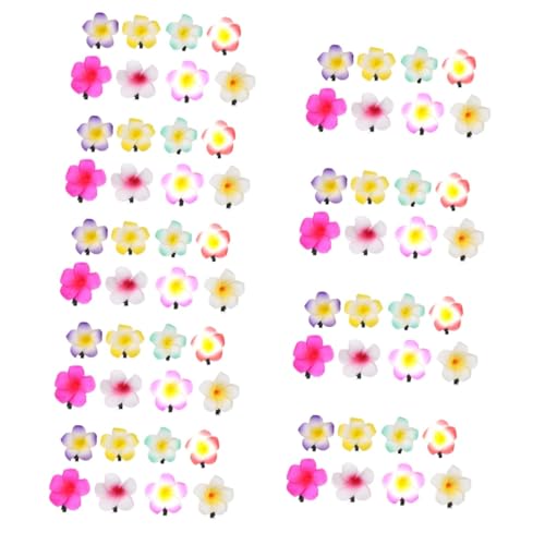 POPETPOP 216 Stk Modische Haarnadel Hawaiianische Blumen Für Haarschmuck Blumendekor Hibiskusblüten Plumeria-blumen-haarspangen Für Frauen Kawaii Haarspangen Reisen Die Blumen Zubehör von POPETPOP