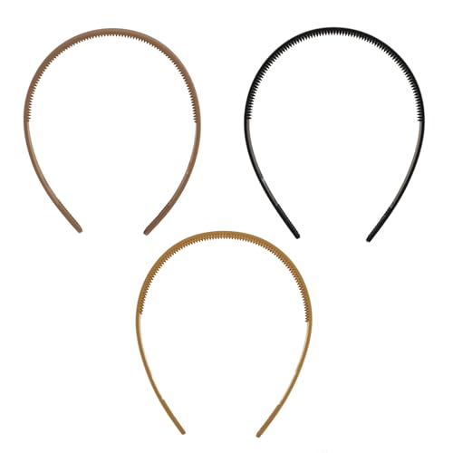 POPETPOP 3st Stirnband Stirnbänder Für Mädchen Haarschmuck Für Mädchen Stirnbänder Für Männer Mädchen Stirnbänder Kopfschmuck Haarband Frauen Haarband Haarbündel Fräulein Einfach Acryl von POPETPOP