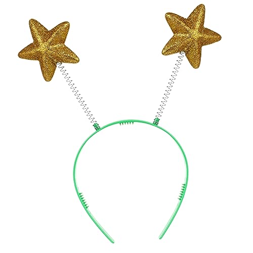 POPETPOP 32 Stk Pentagramm-stirnband 8 Haarschmuck Für Damen Requisiten Für Fotoautomaten Star Head Bopper Stirnband Geburtstagsstirnband Für Mädchen Fräulein Weihnachten Ball Schaum von POPETPOP