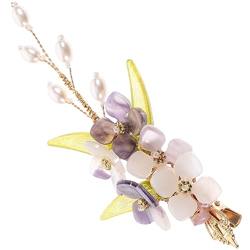 POPETPOP Hanfu-haarschmuck Haarspangen Aus Metall Für Damen Haarspangen Für Dickes Haar Chinesische Blumen Haarspange Haarspangen Für Hochzeit Asien Zinklegierung Temperament Braut von POPETPOP