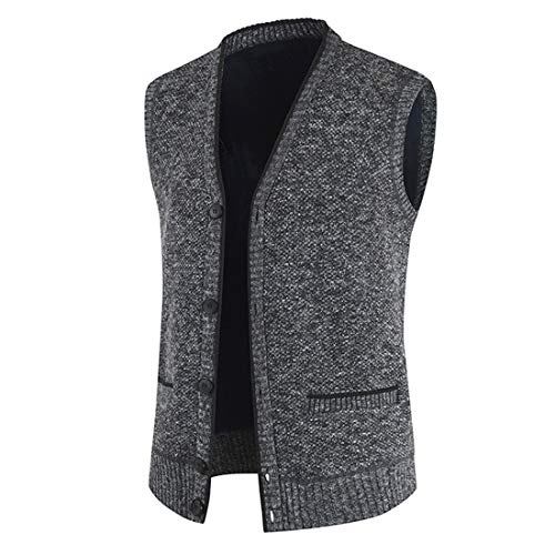 Herren Weste Outwear Jacke Sweater Strickpullover Weste Button Gestrickte Weste Strickjacke Herren Strickjacke Ärmellose Gilets V-Ausschnitt Strickpullover Herbst Winter Männer Pullover Mantel Outdoor Herren Weste Outwear Jacke Sweater Strickpullover Weste Button Gestrickte Weste Strickjacke Herren Strickjacke Ärmellose Gilets V-Ausschnitt Strickpullover Herbst Winter Männer Pullover Mantel Outdoor von PPPPA