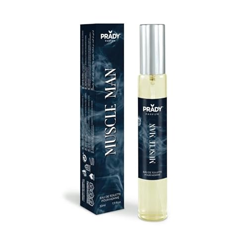 Prady - Eau de Toilette Muscle Man 33ml - Männer - 33ml - Frischer, maskuliner Duft mit intensiven Zitrus- und Holznoten für eine kraftvolle Ausstrahlung! Prady - Eau de Toilette Muscle Man 33ml - Männer - 33ml - Frischer, maskuliner Duft mit intensiven Zitrus- und Holznoten für eine kraftvolle Ausstrahlung! von PRADY