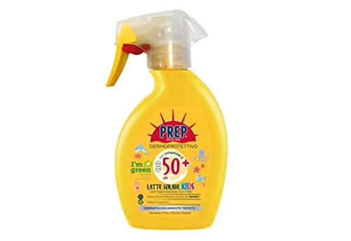 Prep, Sonnenmilch Kinder Hautschutz LSF 50+, Spray für Kinder, Sonnenschutz UVA und UVB Strahlen von PREP