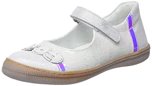 Primigi Damen Sport TRE.femm. Mary Jane Schuh, Weiß Iridescent Silber, 34 EU von PRIMIGI