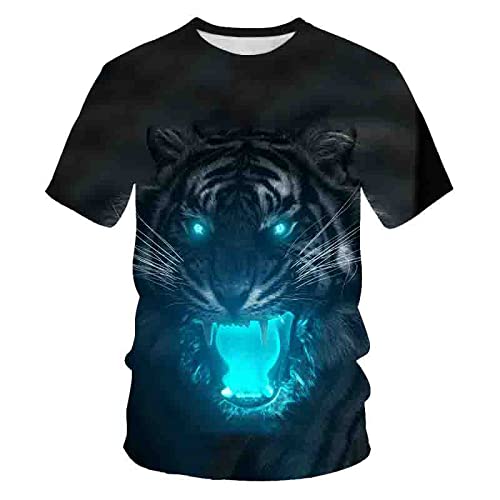 PRIOKNIKO Tshirt Herren Lion Tiger 3D-Digitaldruck Rundhals Kurzarm,Dd-12,L PRIOKNIKO Tshirt Herren Lion Tiger 3D-Digitaldruck Rundhals Kurzarm,Dd-12,L von PRIOKNIKO