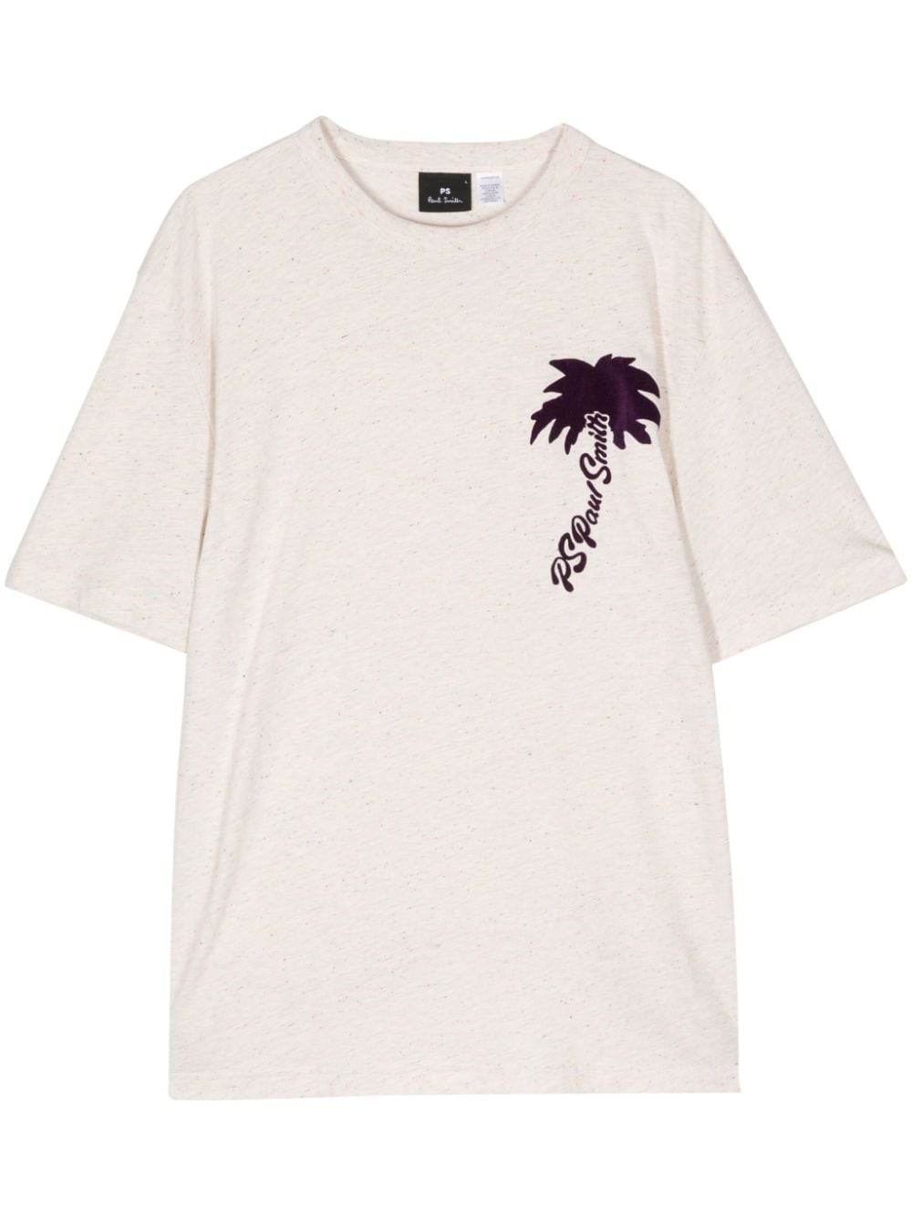 PS Paul Smith T-Shirt mit Palmen-Print - Nude von PS Paul Smith