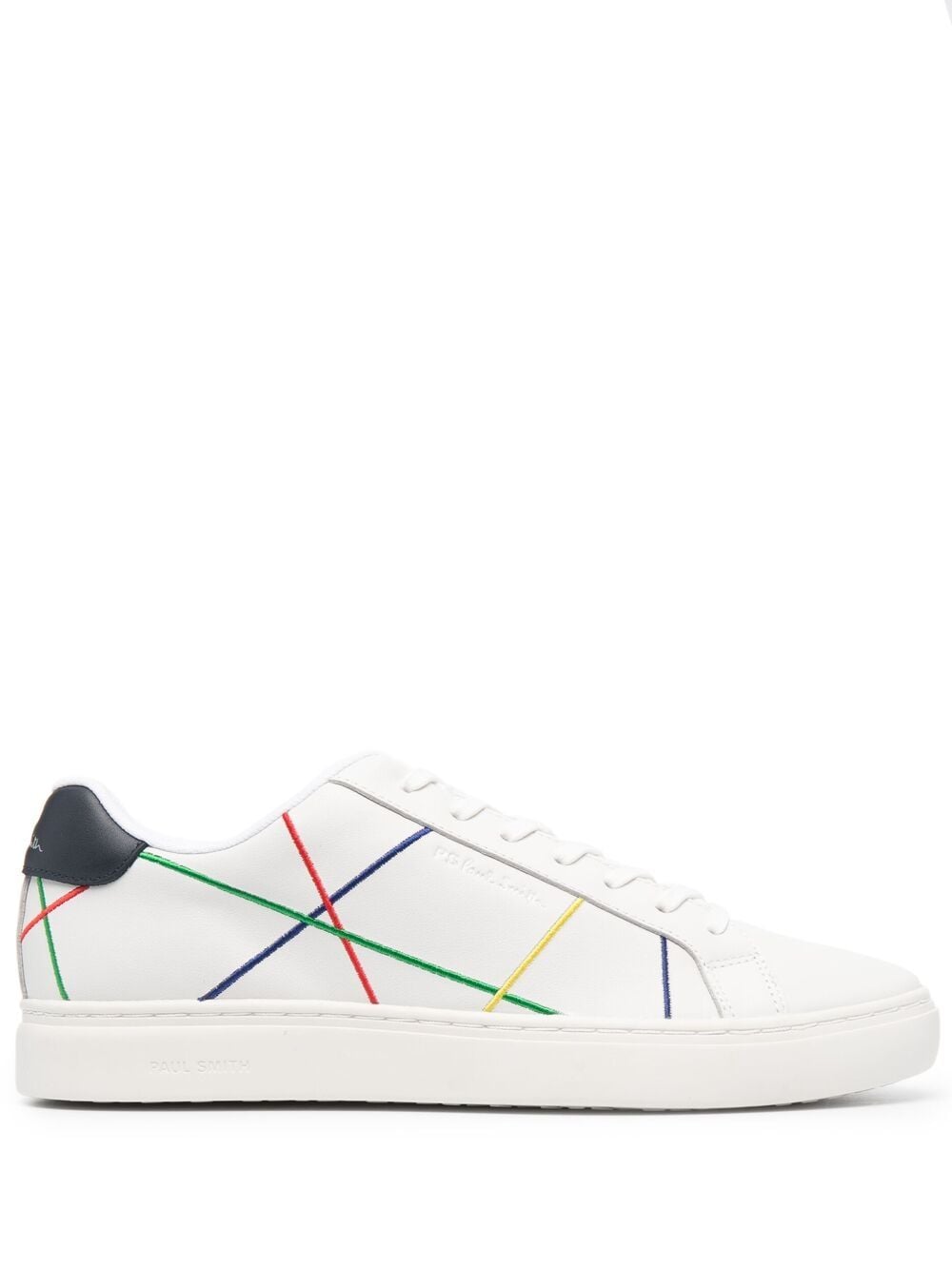 PS Paul Smith Sneakers in Colour-Block-Optik - Weiß von PS Paul Smith