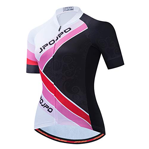 PSPORT Damen Radtrikot Sommer Bike Shirts Team Sport Fahrrad Jacken Tops JP21, Jp2038, Small von PSPORT