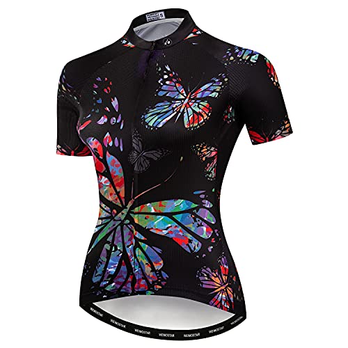 Fahrradtrikot für Damen, Sommer, kurzärmelig, MTB-Shirt, Oberteil, Fahrradbekleidung, Cf2039 von PSPORT