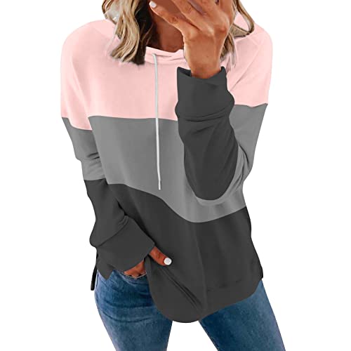 PTLLEND Damen Hemdbluse Schwarz Langarm Tshirt Zwillingsherz Hoodie mit Schriftzug Hochwertiger Pullover für Damen Mädchen - perfektes Sweatshirt S-5XL von PTLLEND