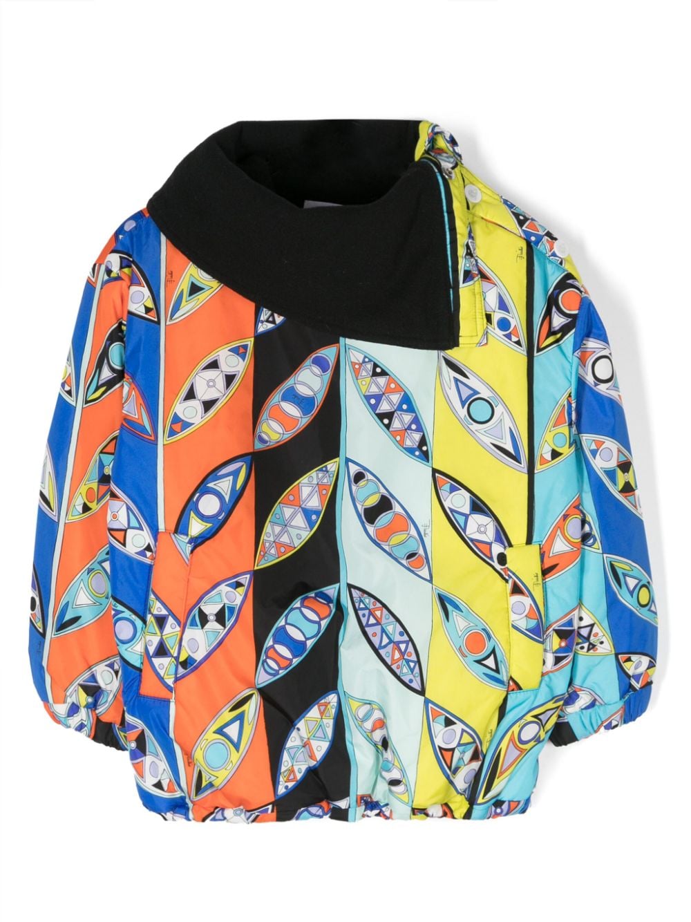 PUCCI Junior Gefütterte Jacke mit Girandole-Print - Blau von PUCCI Junior