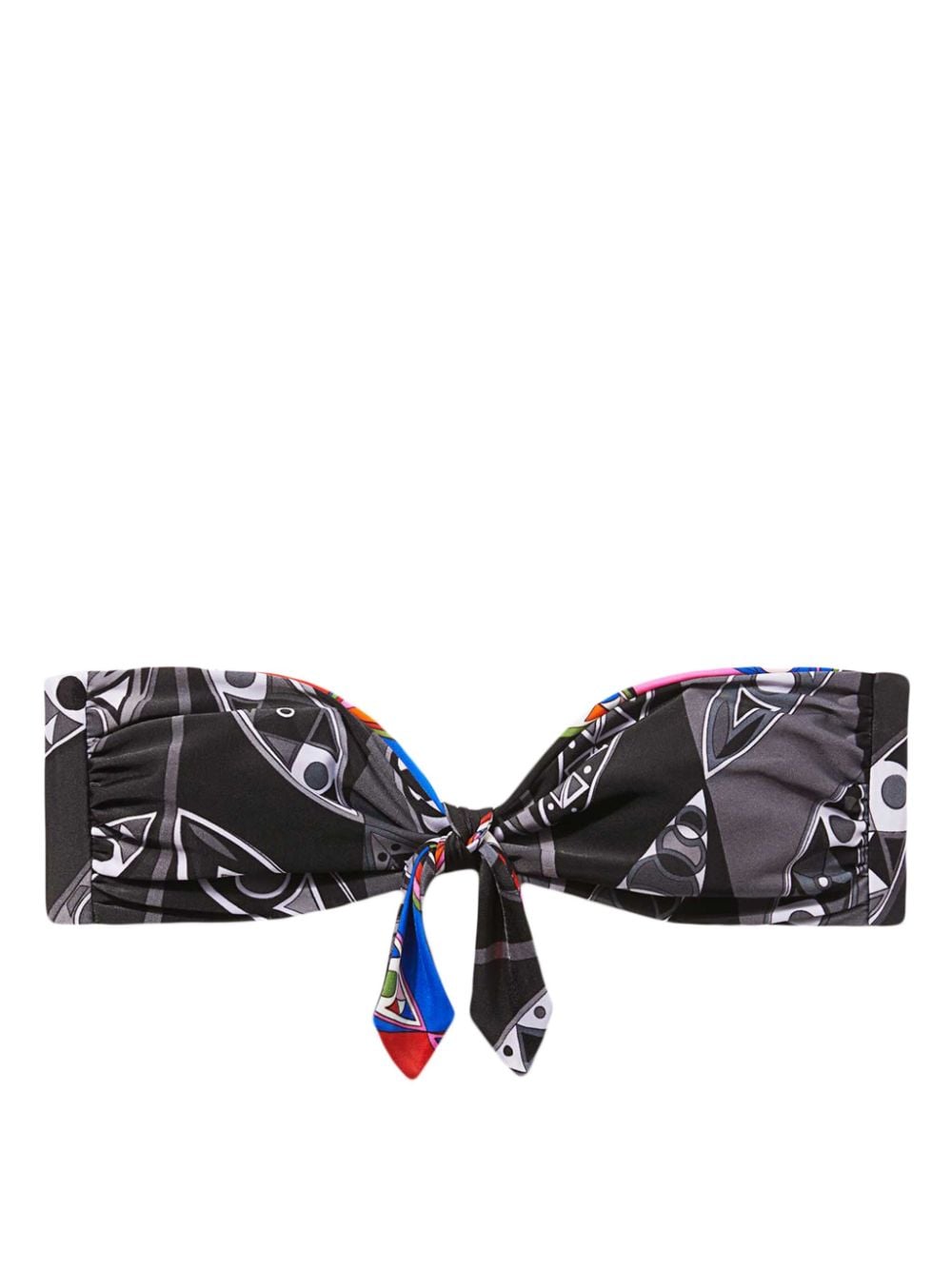 PUCCI Bikinioberteil mit abstraktem Print - Schwarz von PUCCI