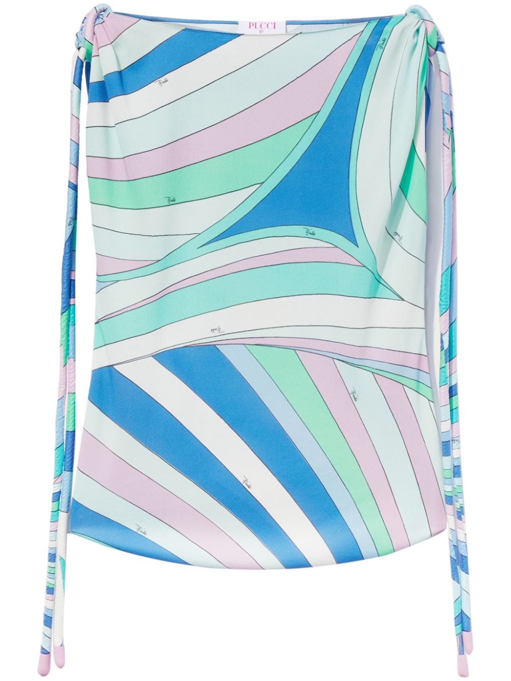 PUCCI Oberteil mit Iride-Print - Blau von PUCCI