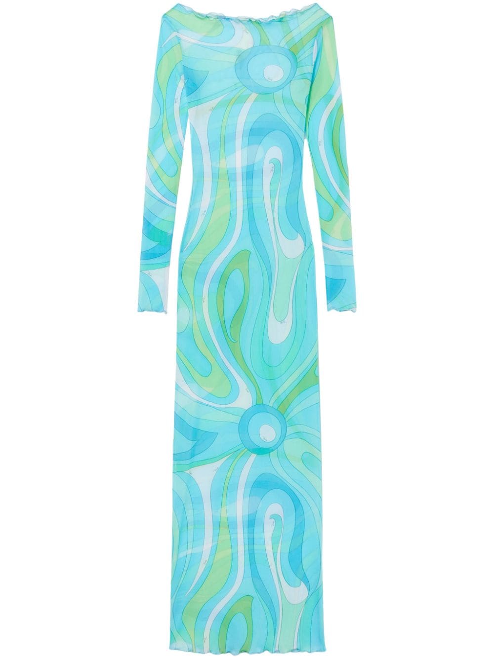 PUCCI Transparentes Maxikleid - Blau von PUCCI