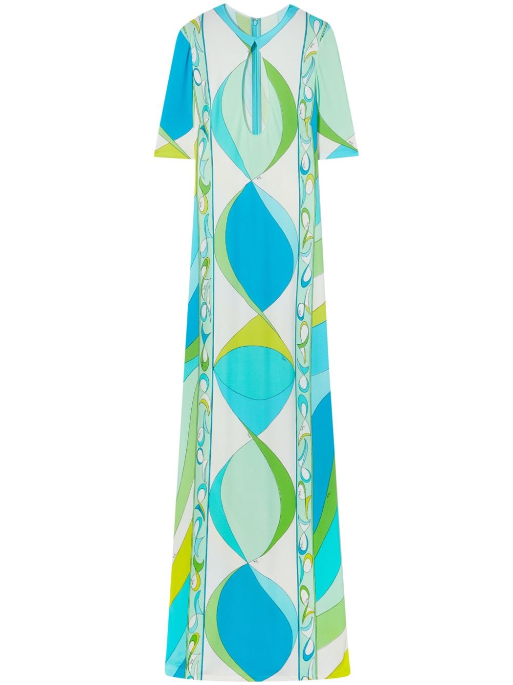 PUCCI Maxikleid mit Cut-Outs - Blau von PUCCI