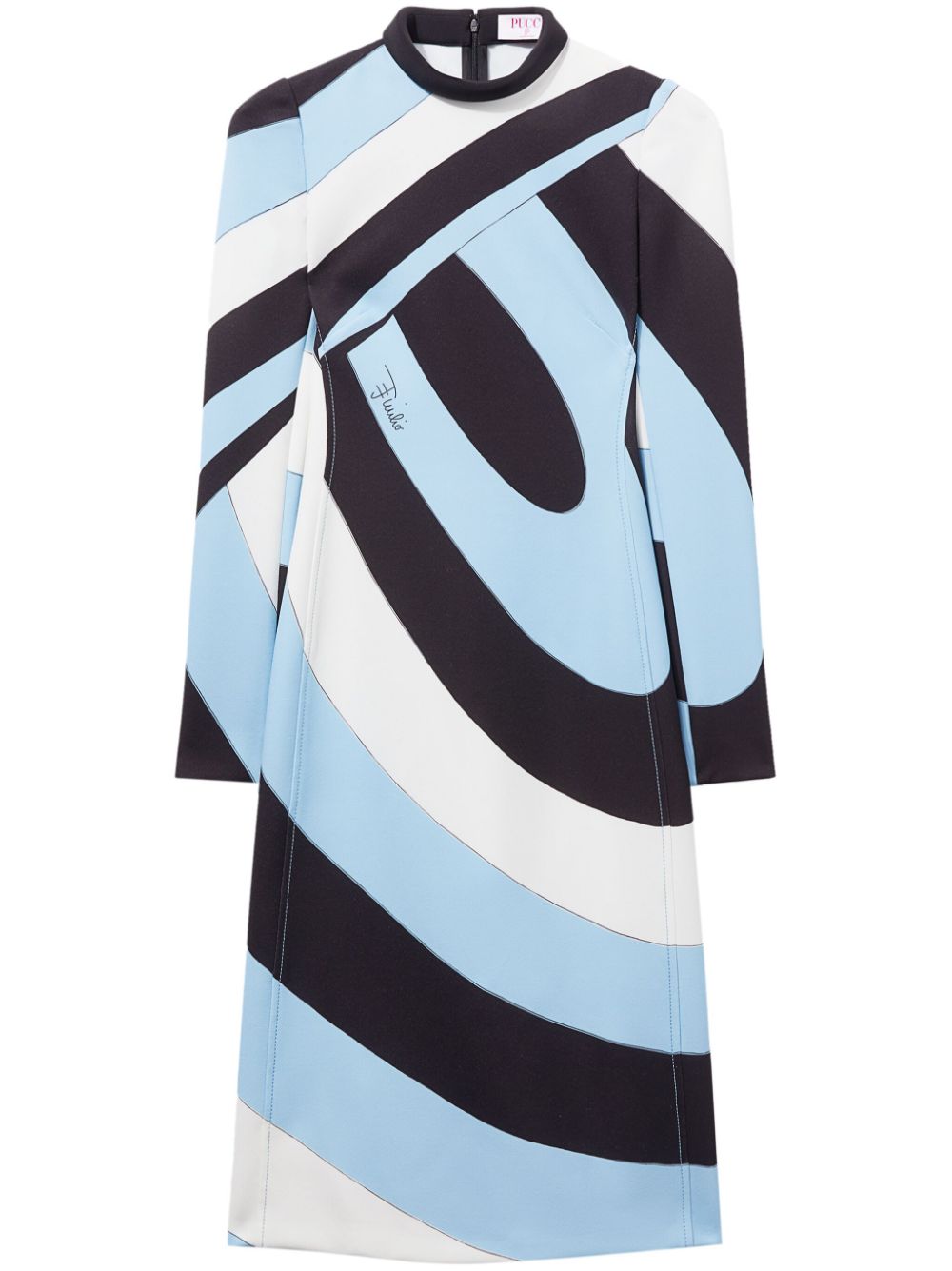 PUCCI Minikleid mit Iride-Print - Blau von PUCCI