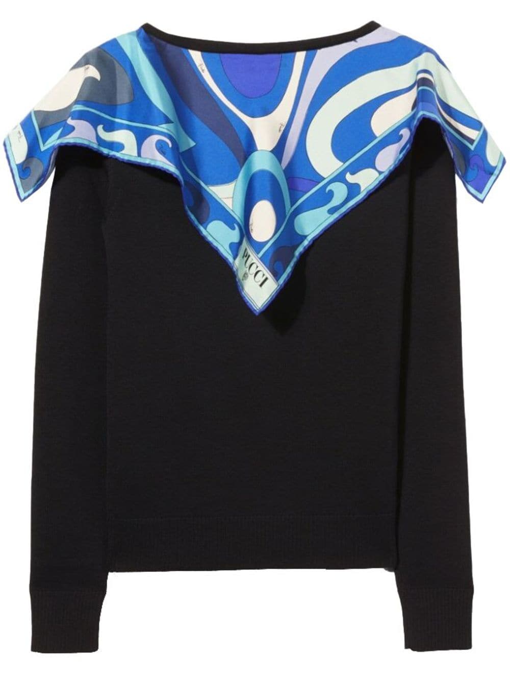 PUCCI Pullover mit Print - Blau von PUCCI