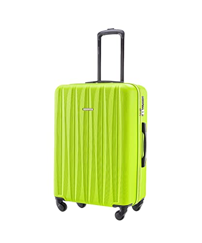 Puccini Koffer Reisekoffer Hartschalen Trolly Beautycase Bali (Limone (5B), Mittelgroß) von PUCCINI