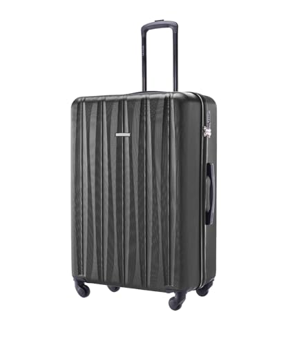 Puccini Koffer Reisekoffer Hartschalen Trolly Beautycase Bali (Schwarz (1), Groß) von PUCCINI