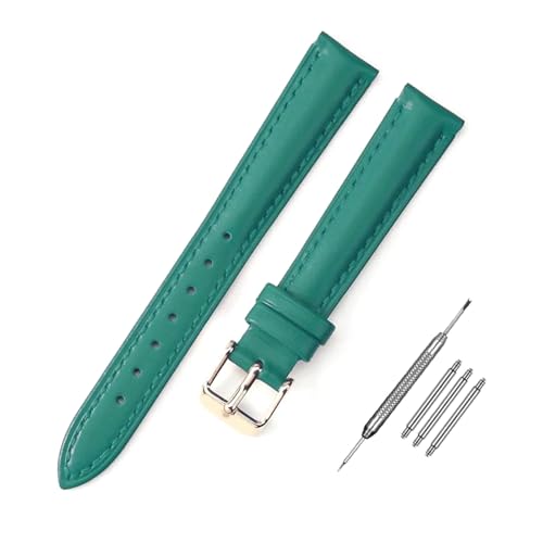 PUCHEN Uhrenarmband aus Leder, 10mm – 24mm, Ersatzarmband für Damenuhren, Zubehör + Werkzeug, 18mm von PUCHEN