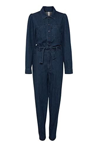 Pulz - PZDEXI Jumpsuit - Jumpsuit - 50206861, Größe:S, Farbe:Medium blue denim (200005) von PULZ JEANS