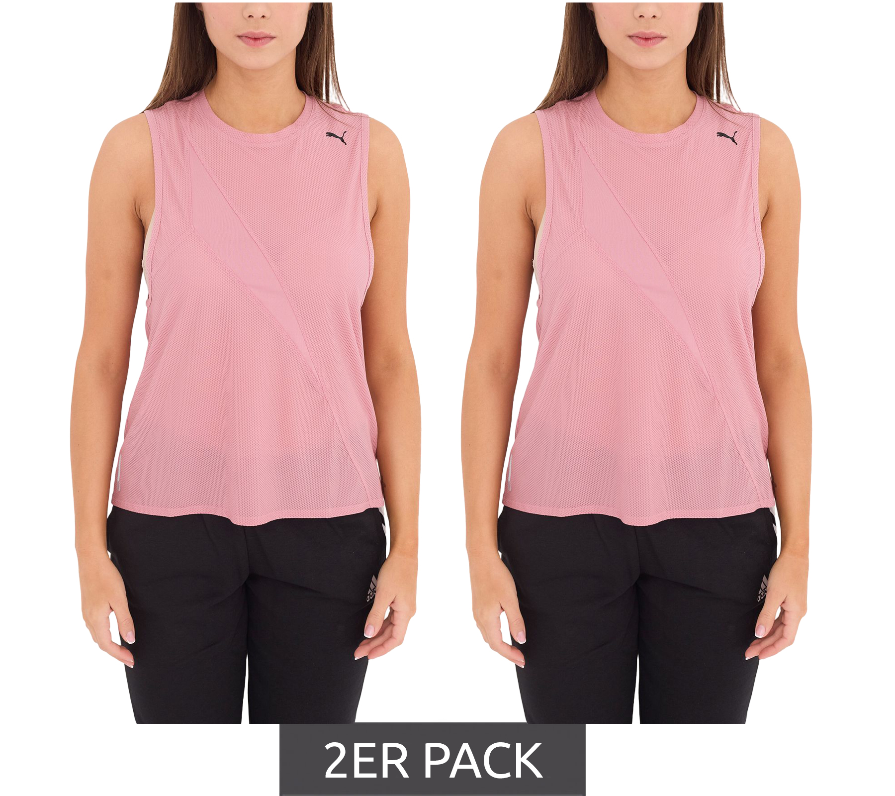 2er Sparpack PUMA Train Pearl Mesh Tank Damen Tank-Top Sport-Top mit dryCELL 519558 04 Rosa 2er Sparpack PUMA Train Pearl Mesh Tank Damen Tank-Top Sport-Top mit dryCELL 519558 04 Rosa von PUMA