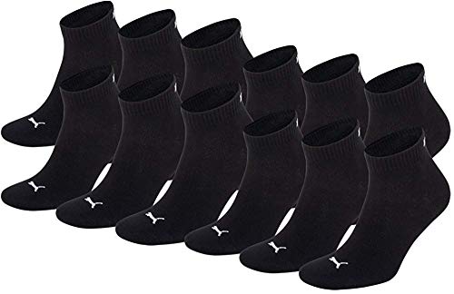 Puma Quarters 3 Paar Sneakersocken, 12x Schwarz, 39 / 42 -12 Paar Puma Quarters 3 Paar Sneakersocken, 12x Schwarz, 39 / 42 -12 Paar von PUMA
