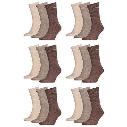 PUMA 18 Paar Sportsocken Tennis Socken Gr. 35-49 Unisex für sie und ihn, Farbe:717 - chocolate/walnut/safar, Socken & Strümpfe:43-46 PUMA 18 Paar Sportsocken Tennis Socken Gr. 35-49 Unisex für sie und ihn, Farbe:717 - chocolate/walnut/safar, Socken & Strümpfe:43-46 von PUMA
