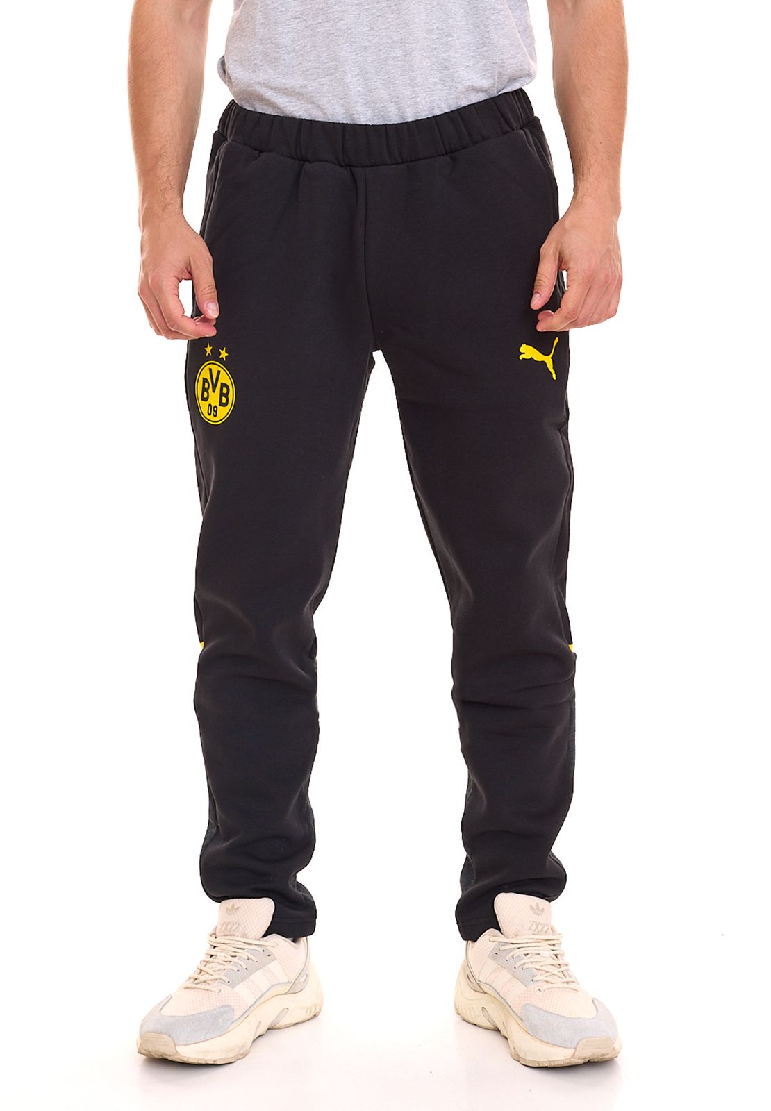 PUMA BVB Casuals Pants Herren Sweat-Hose Borussia Dortmund Baumwoll-Fanwear 771843 02 Schwarz PUMA BVB Casuals Pants Herren Sweat-Hose Borussia Dortmund Baumwoll-Fanwear 771843 02 Schwarz von PUMA