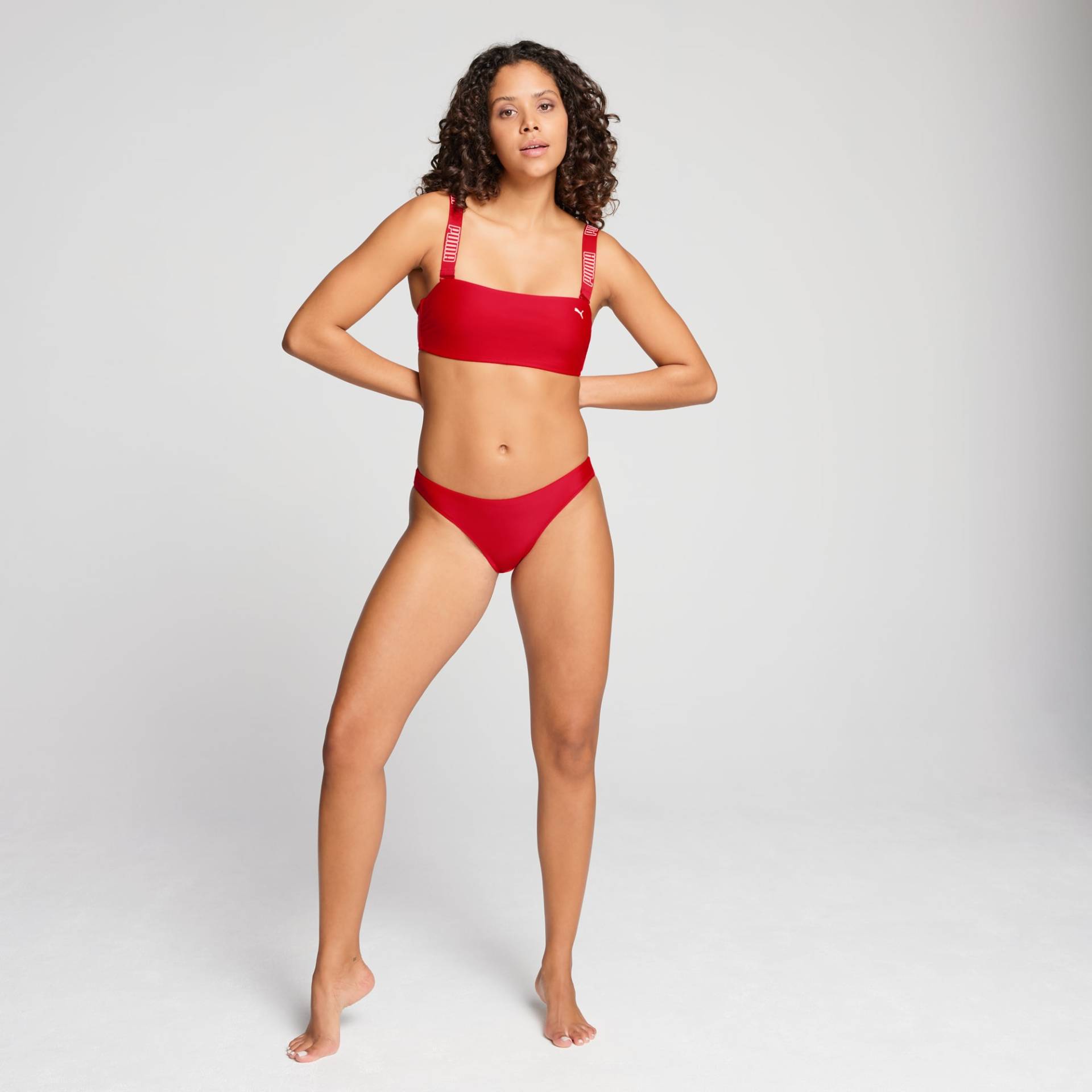 PUMA Bandeau-Top Damen, Rot, Größe: M, Kleidung PUMA Bandeau-Top Damen, Rot, Größe: M, Kleidung von PUMA