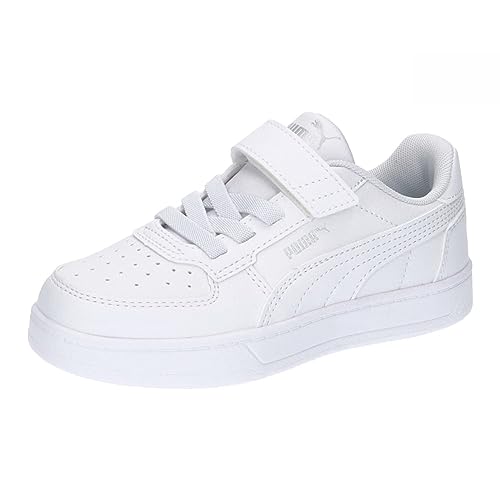 Puma Unisex Kids Puma Caven 2.0 Ac+ Ps Sneakers, Puma White-Puma Silver-Puma Black, 29 EU von PUMA