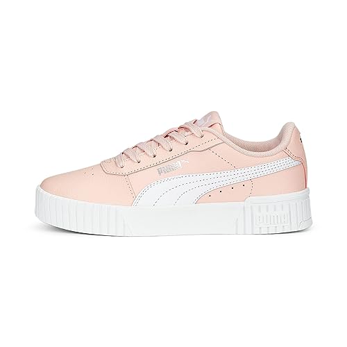 PUMA Girls' Fashion Shoes CARINA 2.0 JR Trainers & Sneakers, ROSE DUST-PUMA WHITE-PUMA SILVER, 37 von PUMA