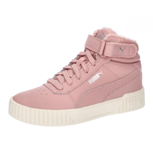 PUMA Mädchen Carina 2.0 Mid Wtr Jr Turnschuhe, Future Pink Silver Alpine Snow, 37 EU von PUMA