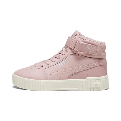 PUMA Carina 2.0 MID WTR JR Sneaker, Future PINK Silver-Alpine Snow, 38 EU von PUMA