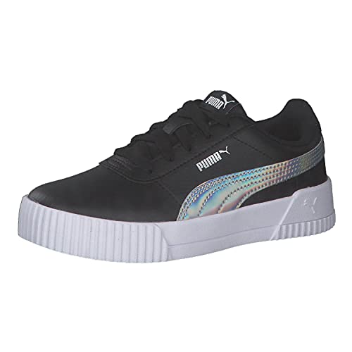 PUMA Carina Rainbow PS Sneaker, Black Silver, 30 EU von PUMA