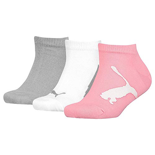 PUMA Unisex Kinder Socken Bwt Sneaker, Pink / Grey, M von PUMA