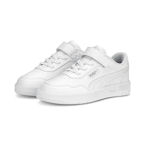 PUMA Court Ultra AC+ PS Sneaker, White White Silver, 31 EU von PUMA