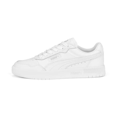 PUMA Unisex Kids' Fashion Shoes COURT ULTRA JR Trainers & Sneakers, PUMA WHITE-PUMA WHITE-PUMA SILVER, 37 von PUMA