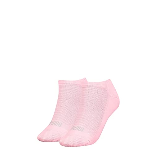 PUMA Damen 2er Pack Sneaker Socken Sportsocken Rosa 39-42 von PUMA