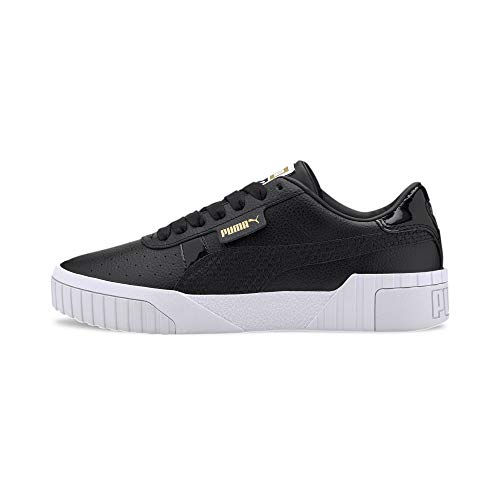 PUMA Damen Cali Snake WN's Fußballschuhe, Black Gold von PUMA