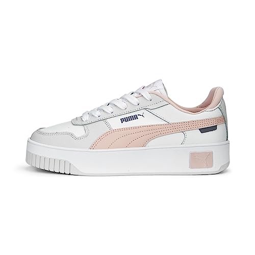 PUMA Damen Carina Street Turnschuhe, Puma White Rose Dust Feather Gray, 41 EU von PUMA