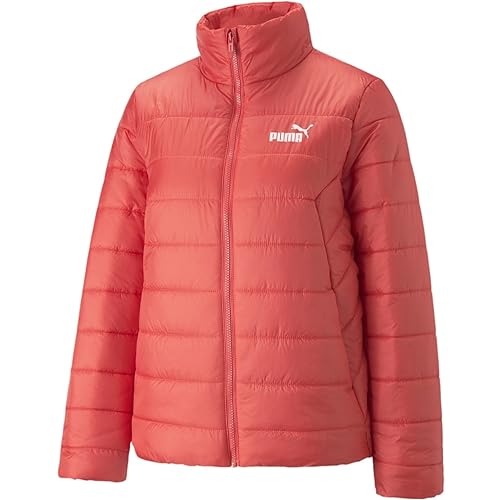 PUMA Damen ESS+ Wattierte Jacke, Lachsfarben, 38 von PUMA