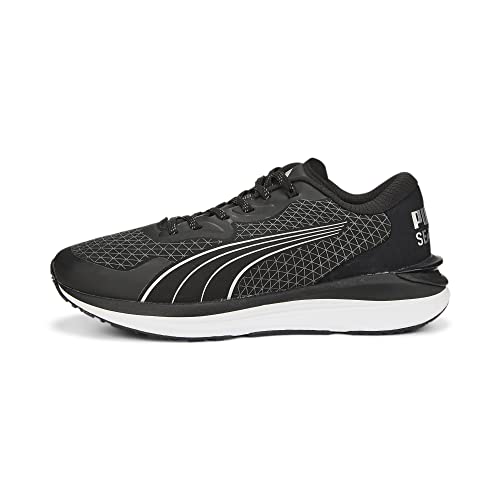 PUMA Damen Electrify Nitro 2 WTR WNS Laufschuh, Black-Metallic Silver, 42 EU von PUMA